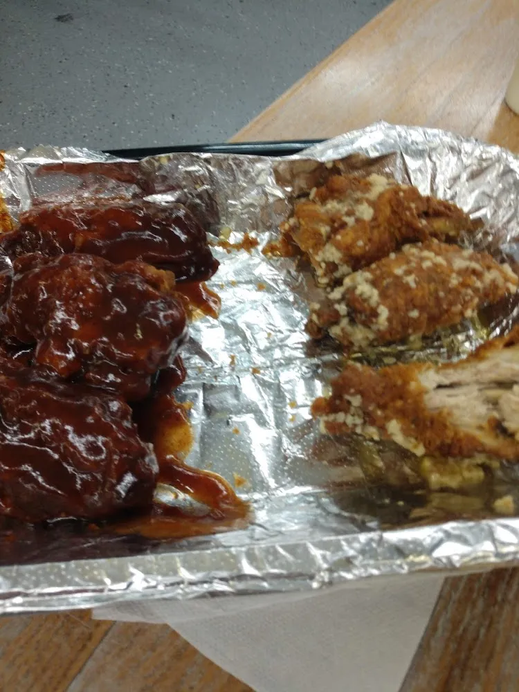 Jerk and Garlic Parmesan Wings
